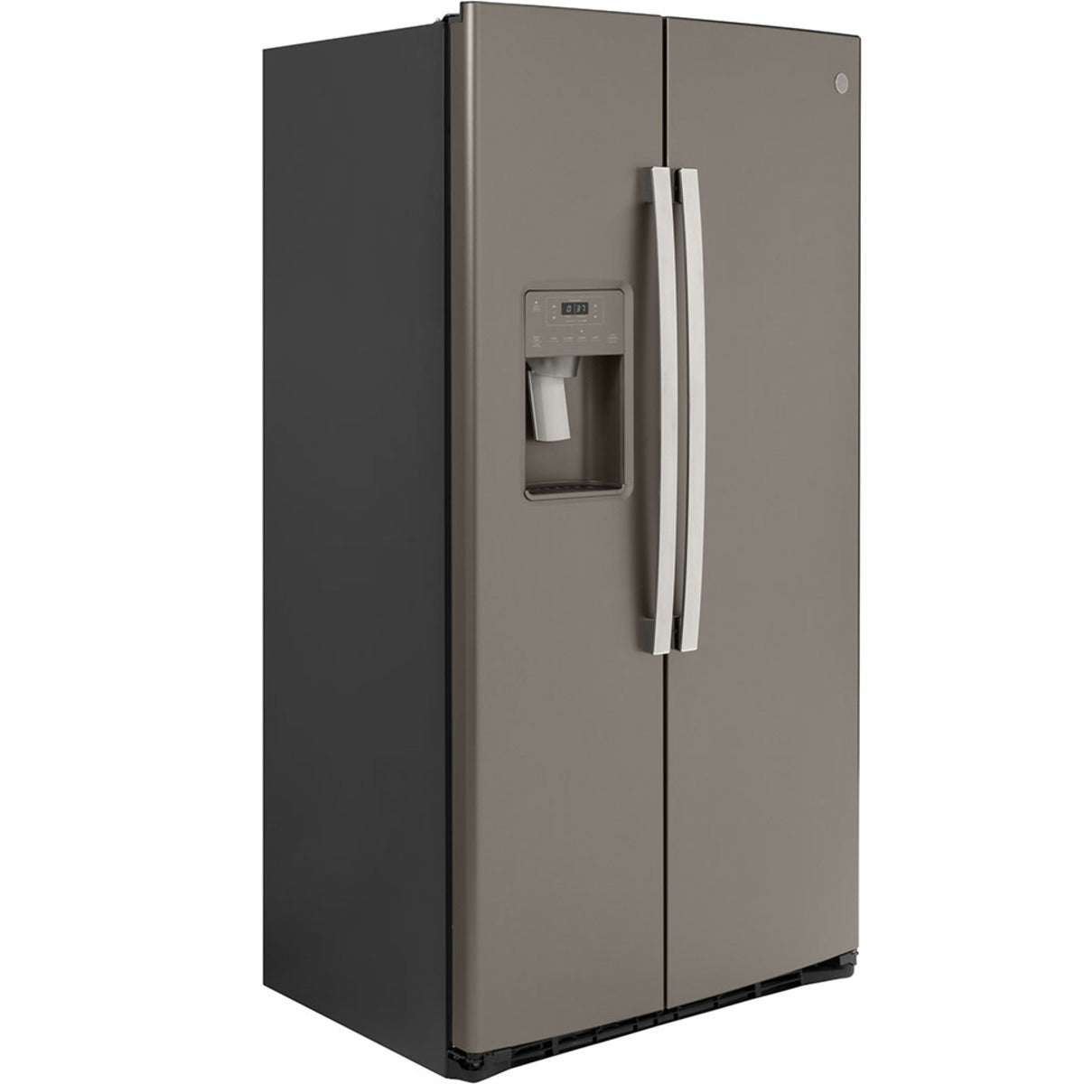 GE 21.8 Cu. Ft. Counter-Depth Side-By-Side Refrigerator Slate - GZS22IMNES