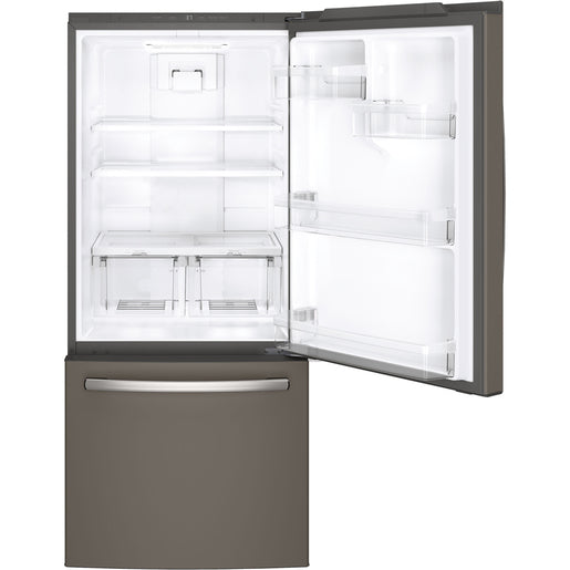 GE 20.9 cu.ft. Bottom Freezer Refrigerator Slate - GDE21DMKES