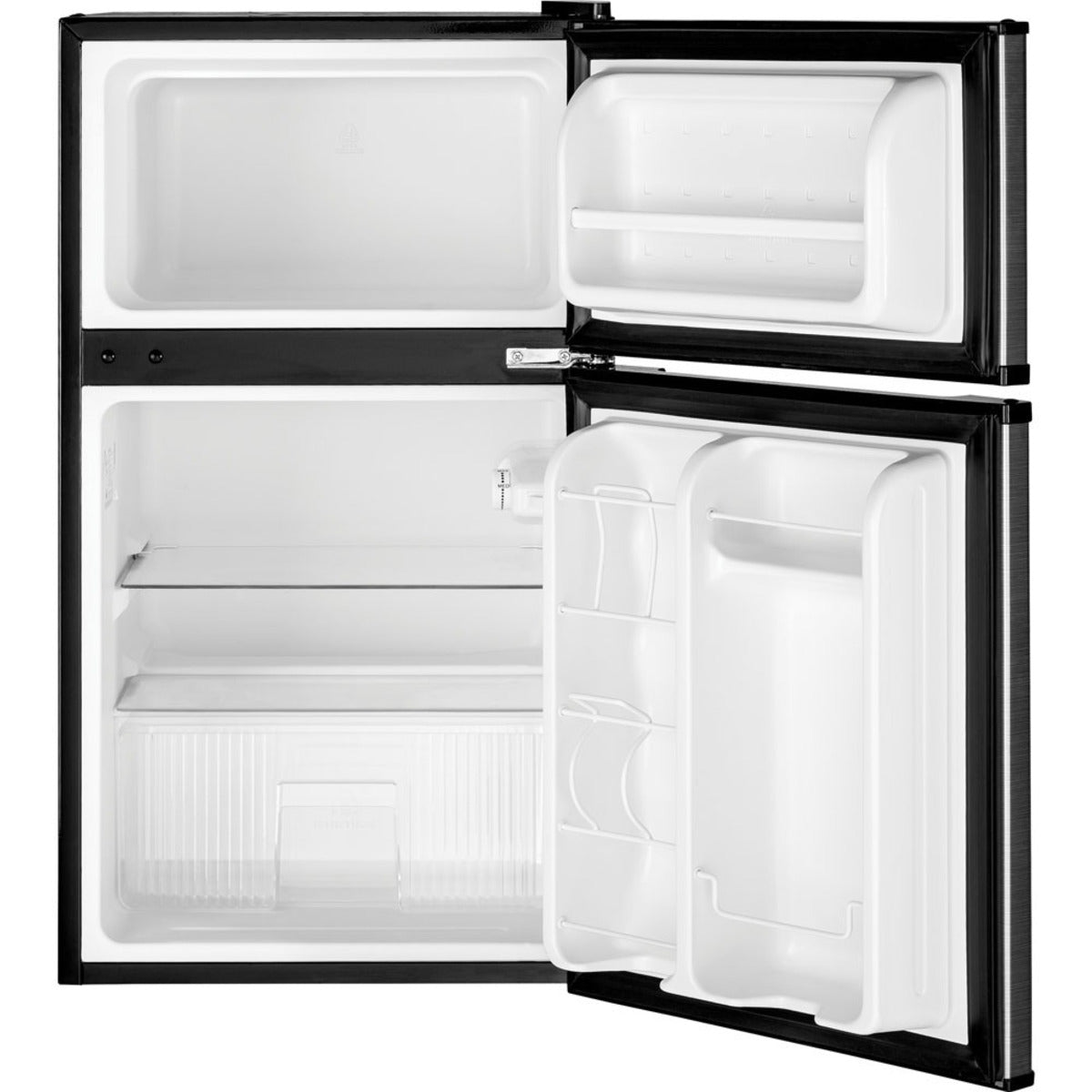 GE 3.1 Cu. Ft. Double Door Compact Refrigerator Stainless Steel - GDE03GLKLB