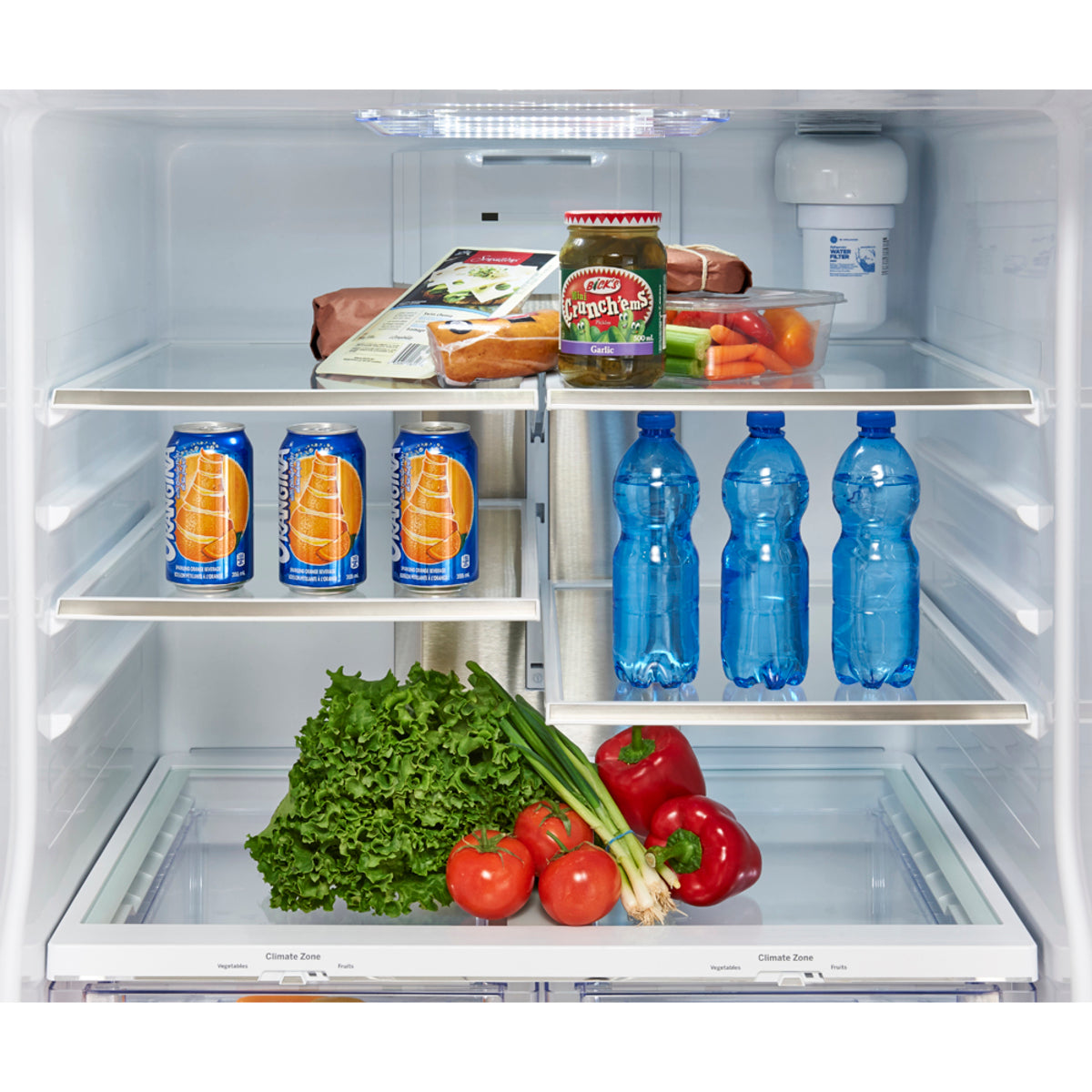 GE Profile 20.8 Cu. Ft. Energy Star French Door Refrigerator with Factory Installed Icemaker White - PNE21NGLKWW
