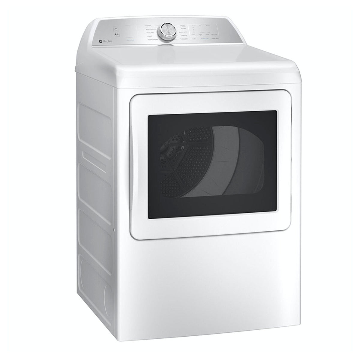 GE Profile 7.4 Cu Ft Gas Dryer White - PTD60GBSRWS