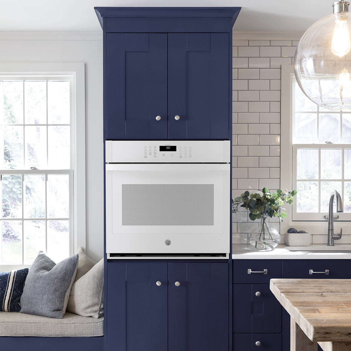 GE 30" Built-In Single Wall Oven White - JTS3000DNWW