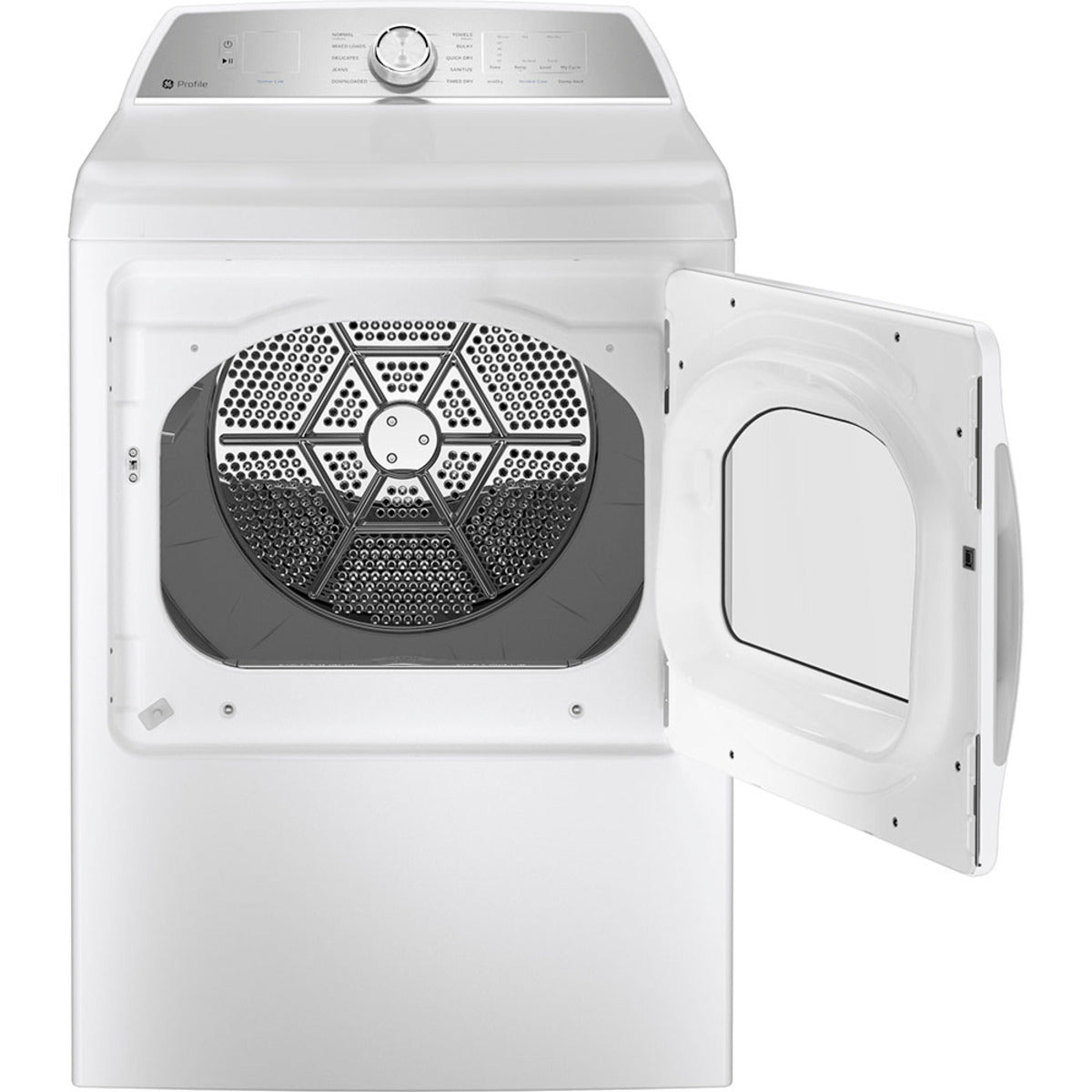 GE Profile 7.4 Cu Ft Gas Dryer White - PTD60GBSRWS