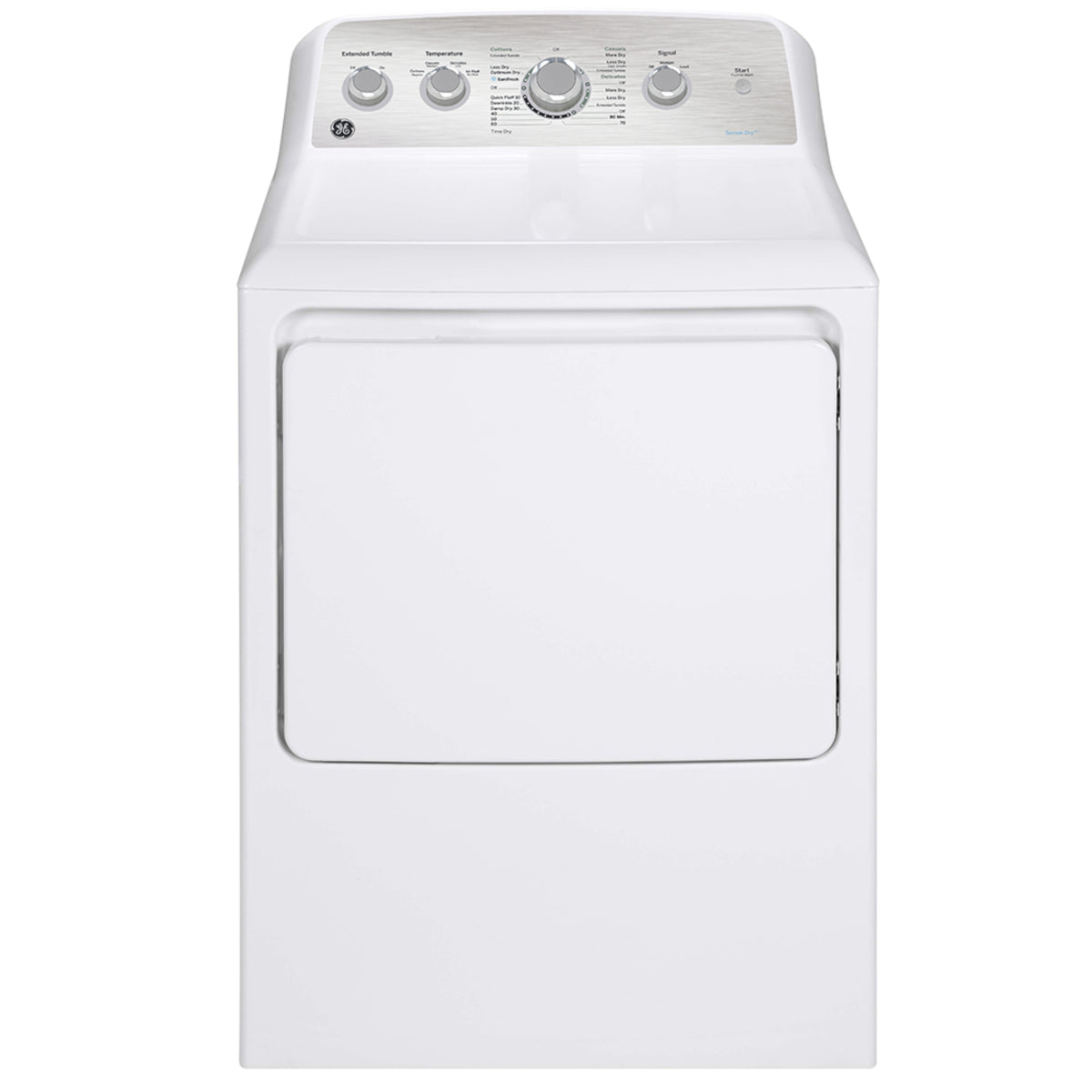 GE 7.2 cu.ft. Top Load Electric Dryer with Sani Fresh Cycle White - GTD45EBMRWS