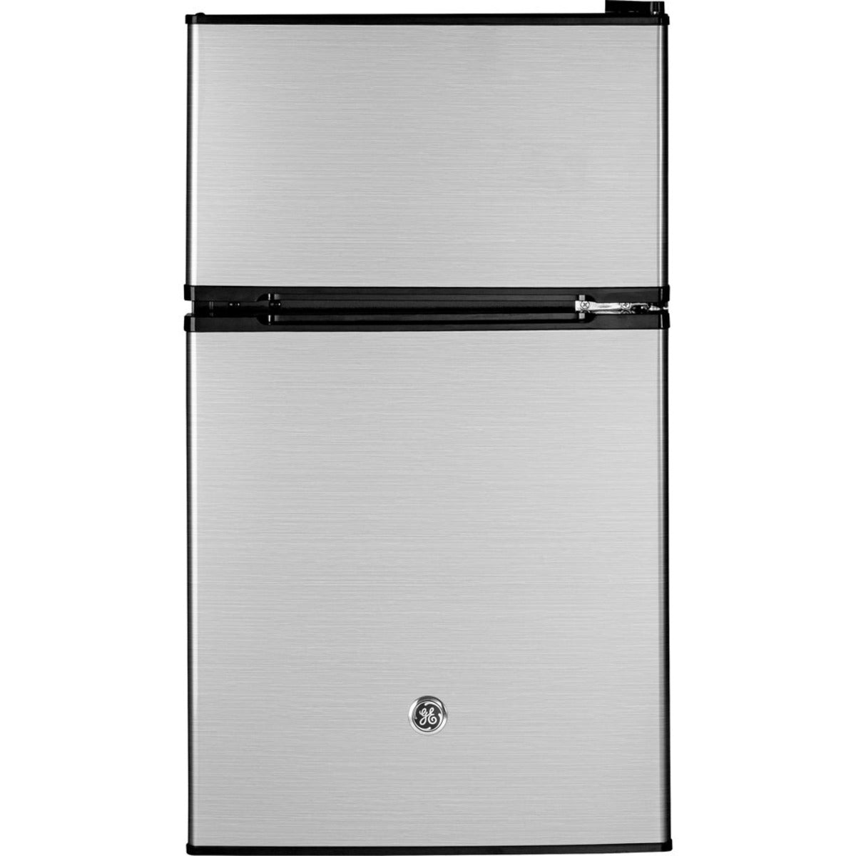 GE 3.1 Cu. Ft. Double Door Compact Refrigerator Stainless Steel - GDE03GLKLB