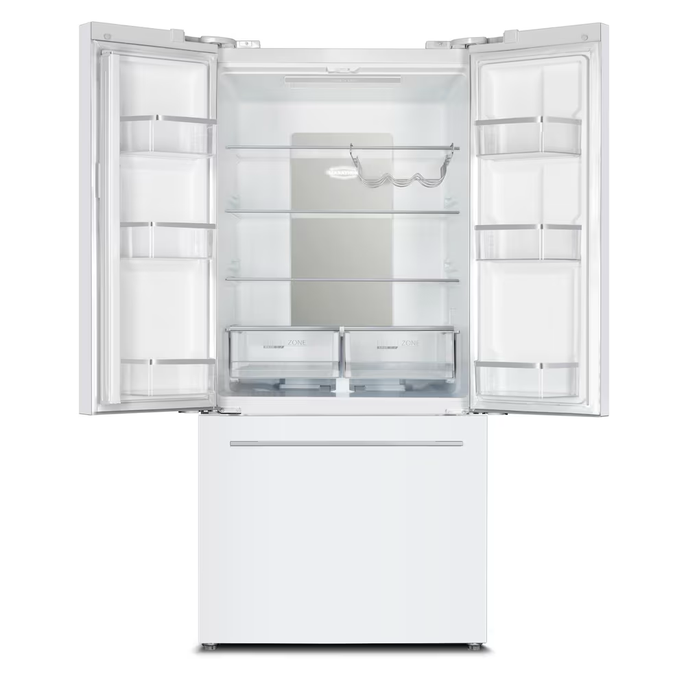 Réfrigérateur Marathon blanc de 20,8 pi³ avec portes françaises et congélateur inférieur sans givre - MFF208WFD