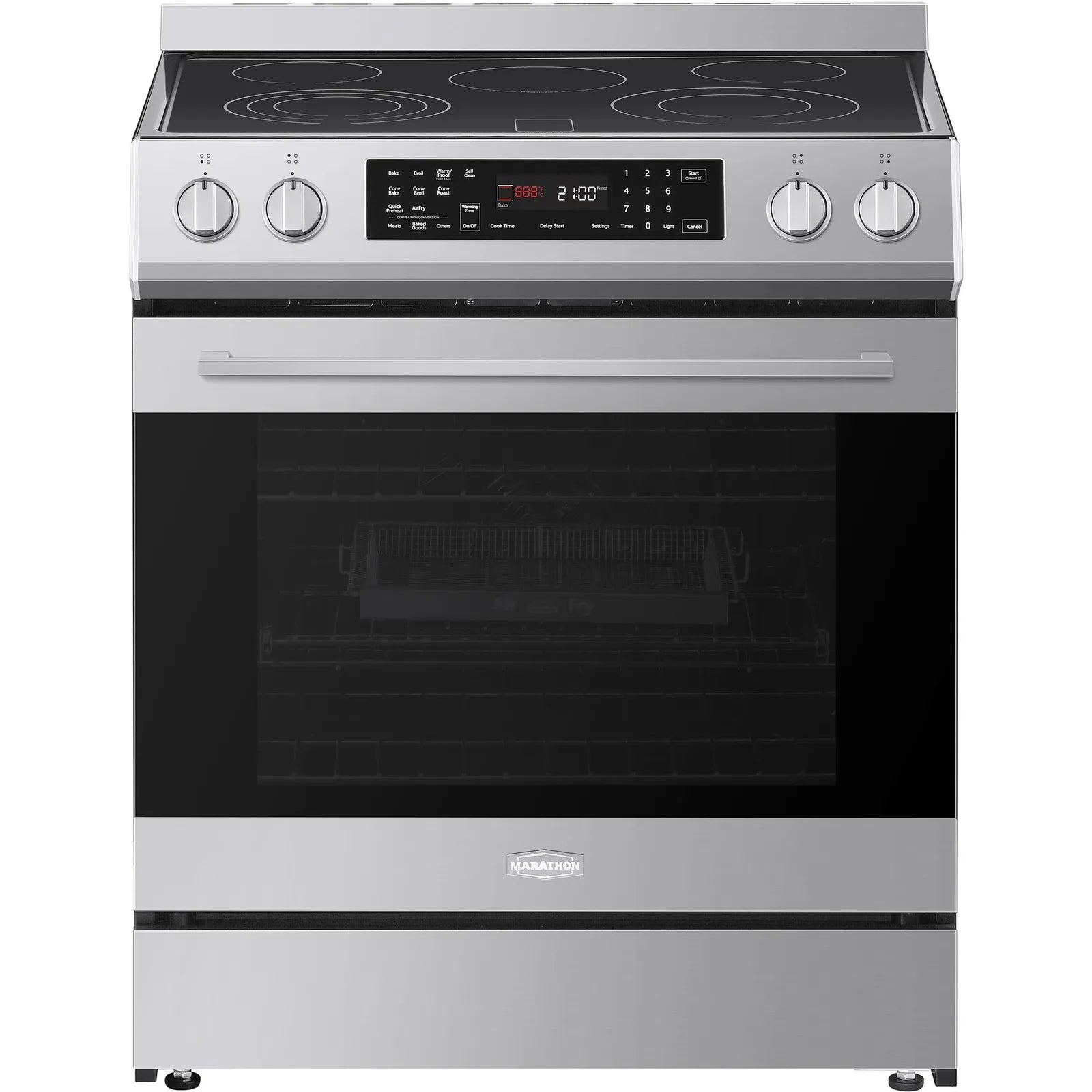 Marathon 30" Stainless Steel Smooth Top Electric Range - MSCER3080SS