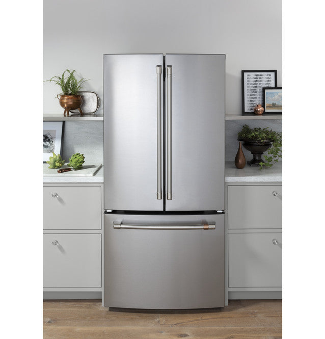 Café™ ENERGY STAR® 18.6 Cu. Ft. Counter-Depth French-Door Refrigerator - CWE19SP2NS1