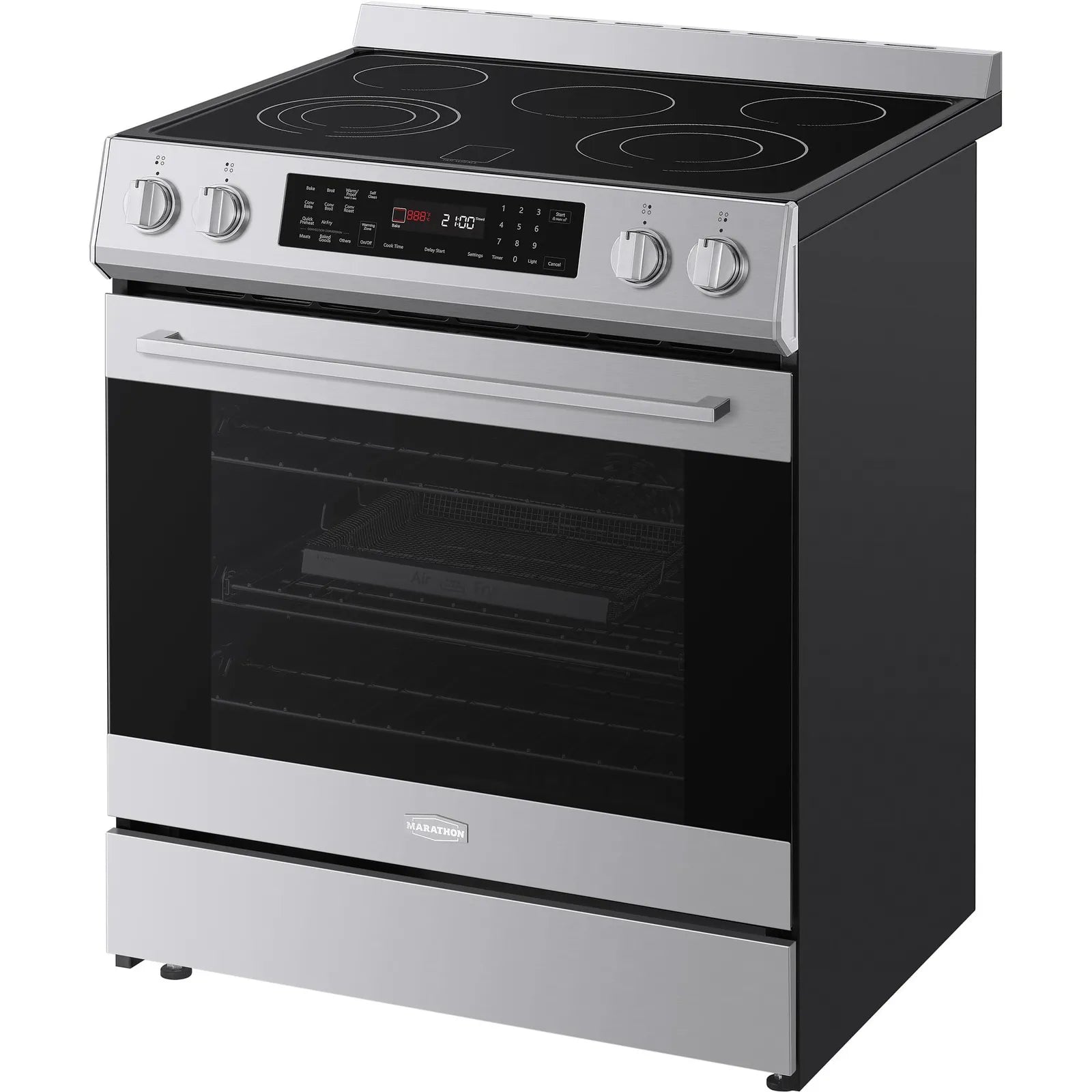 Marathon 30" Stainless Steel Smooth Top Electric Range - MSCER3080SS