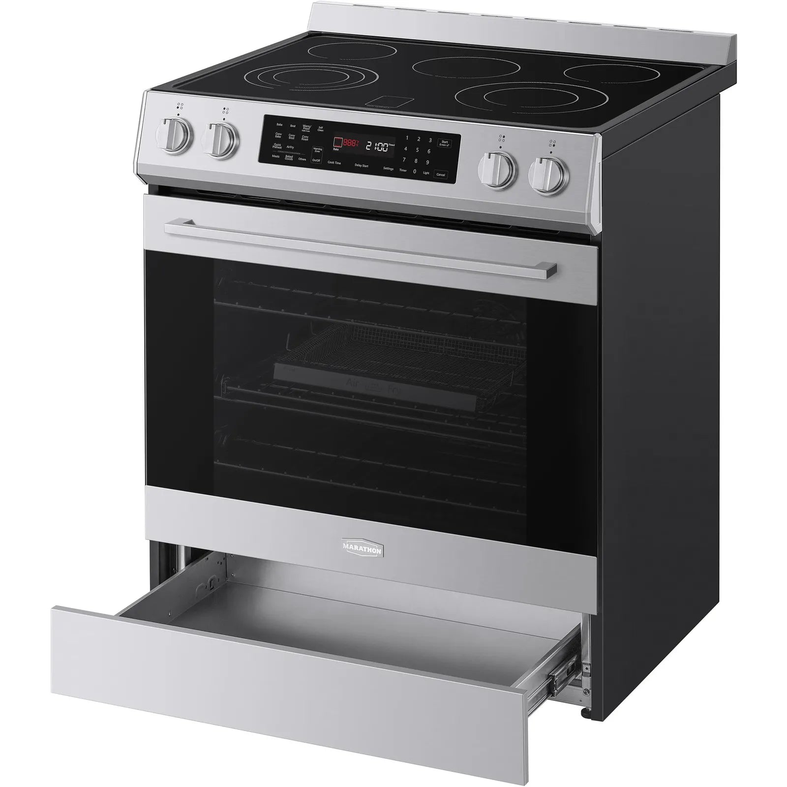 Marathon 30" Stainless Steel Smooth Top Electric Range - MSCER3080SS