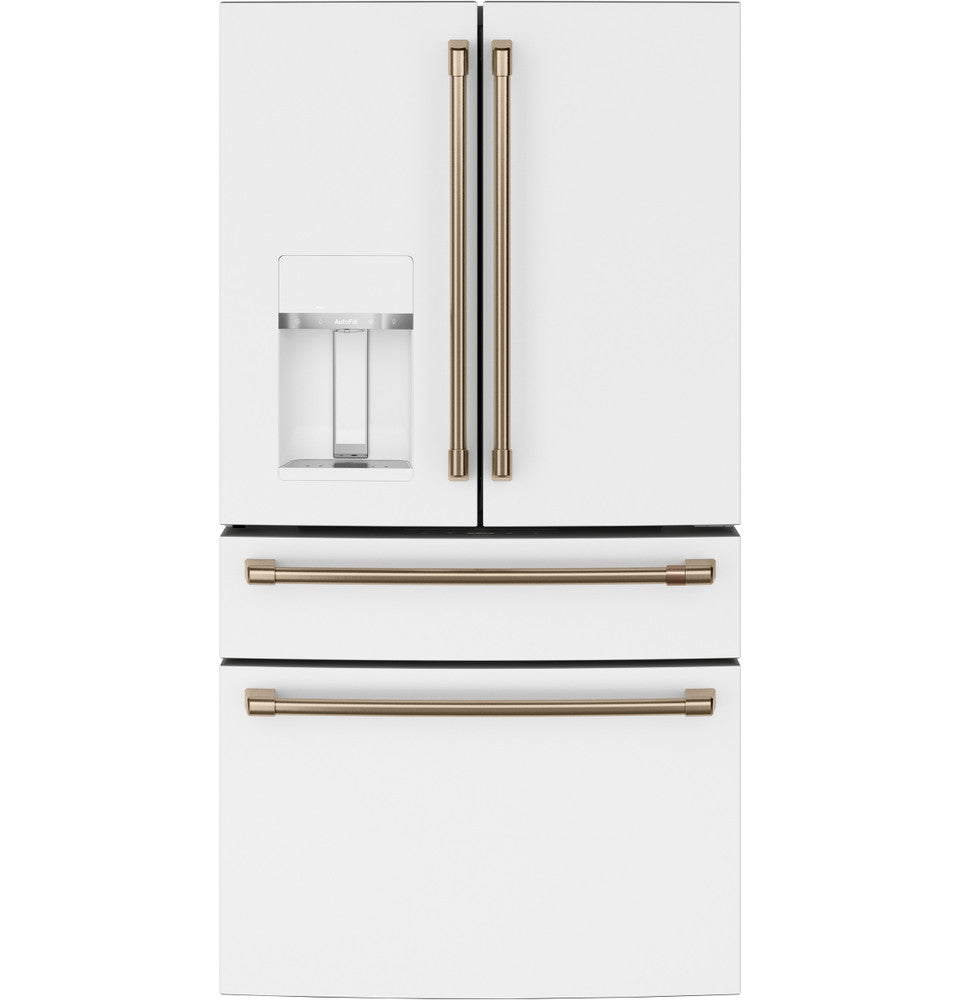 Café™ ENERGY STAR® 27.8 Cu. Ft. Smart 4-Door French-Door Refrigerator - CVE28DP4NW2
