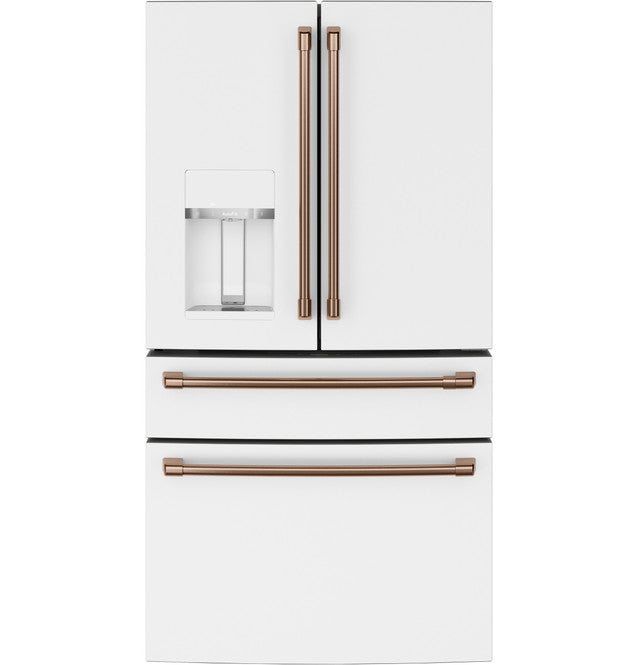 Café™ ENERGY STAR® 27.8 Cu. Ft. Smart 4-Door French-Door Refrigerator - CVE28DP4NW2