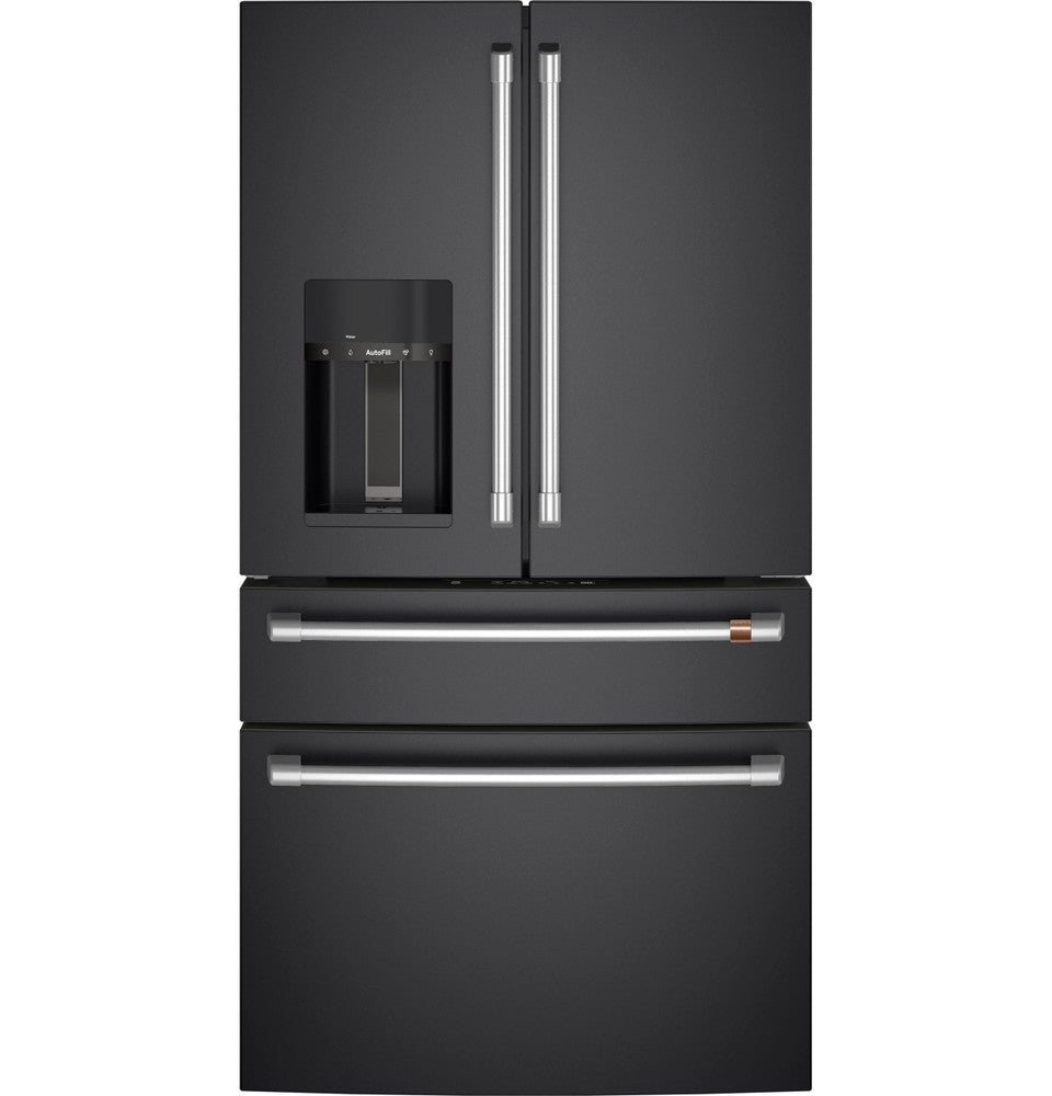 Café™ ENERGY STAR® 22.3 Cu. Ft. Smart Counter-Depth 4-Door French-Door Refrigerator - CXE22DP3PD1
