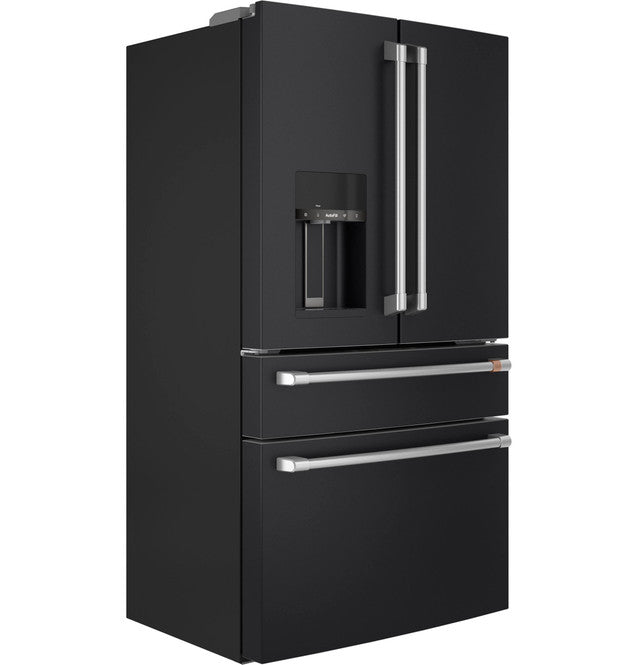 Café™ ENERGY STAR® 22.3 Cu. Ft. Smart Counter-Depth 4-Door French-Door Refrigerator - CXE22DP3PD1