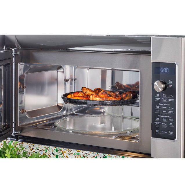 Café™ 1.7 Cu. Ft. Convection Over-the-Range Microwave Oven - CVM517P3RD1