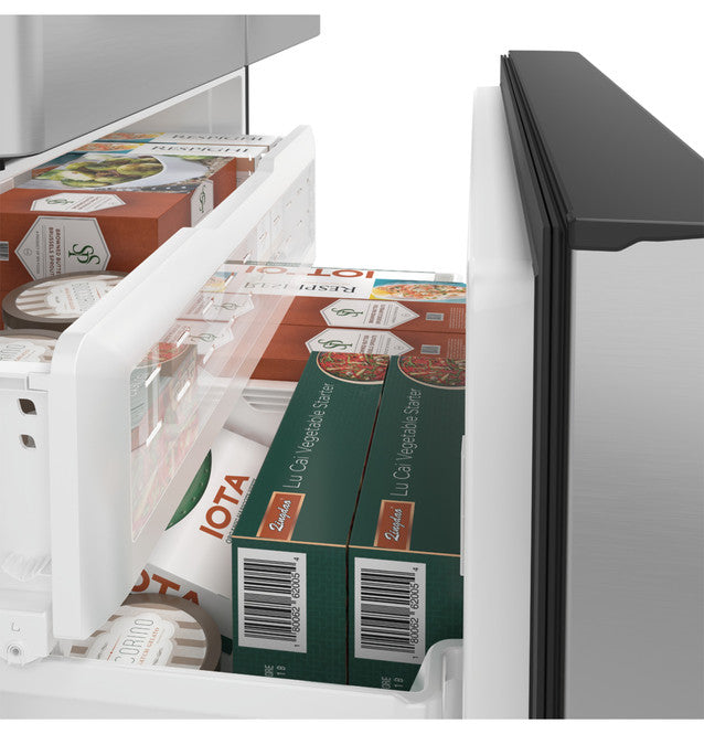 Café™ ENERGY STAR® 23.1 Cu. Ft. Smart Counter-Depth French-Door Refrigerator - CWE23SP2MS1