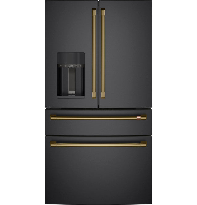 Café™ ENERGY STAR® 22.3 Cu. Ft. Smart Counter-Depth 4-Door French-Door Refrigerator - CXE22DP3PD1