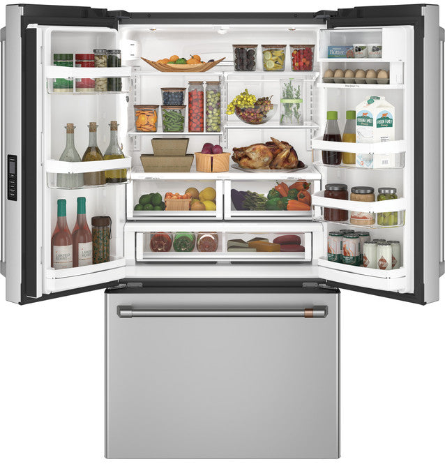 Café™ ENERGY STAR® 23.1 Cu. Ft. Smart Counter-Depth French-Door Refrigerator - CWE23SP2MS1