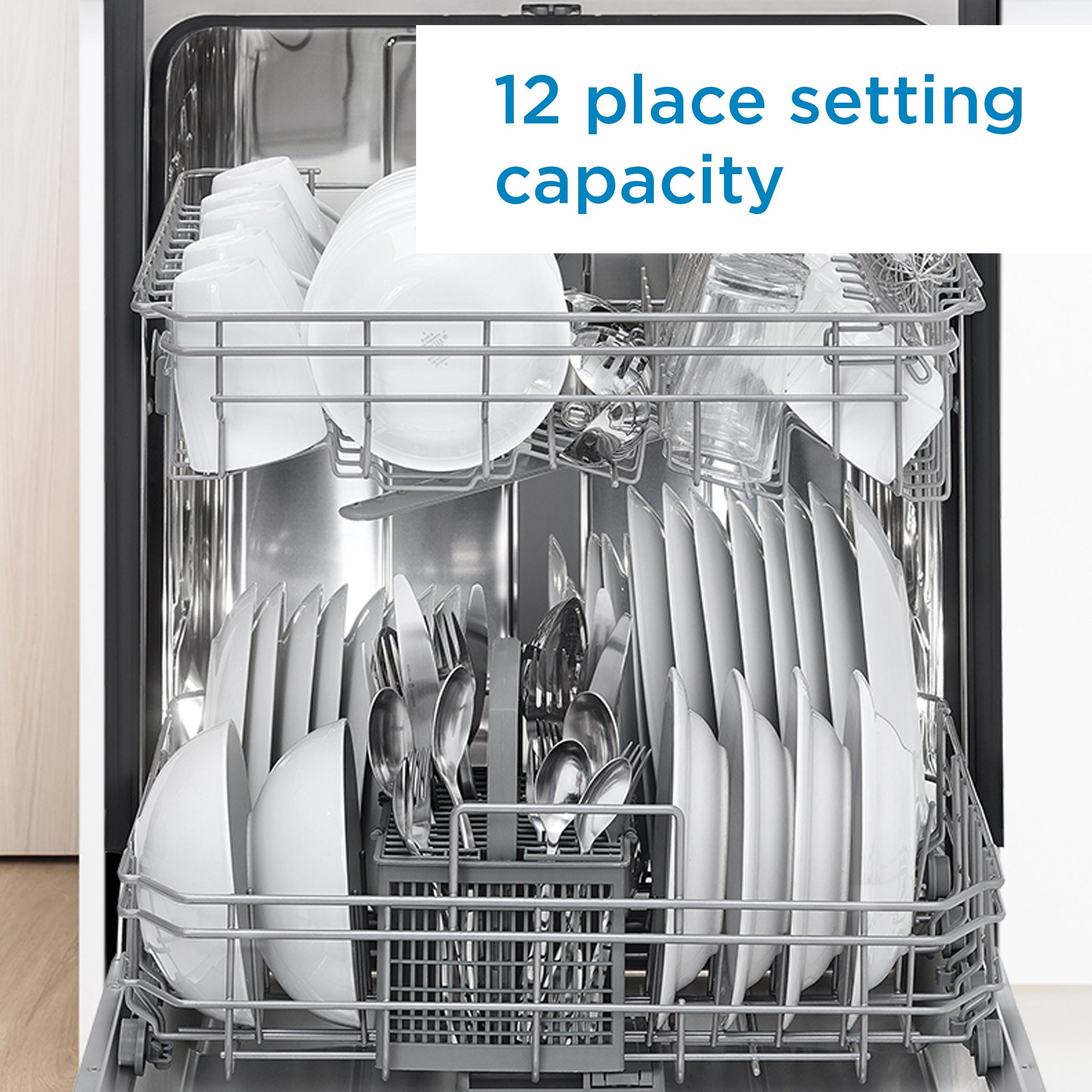 Danby 24″ Wide Built-in Dishwasher in Stainless Steel - DDW2404EBSS