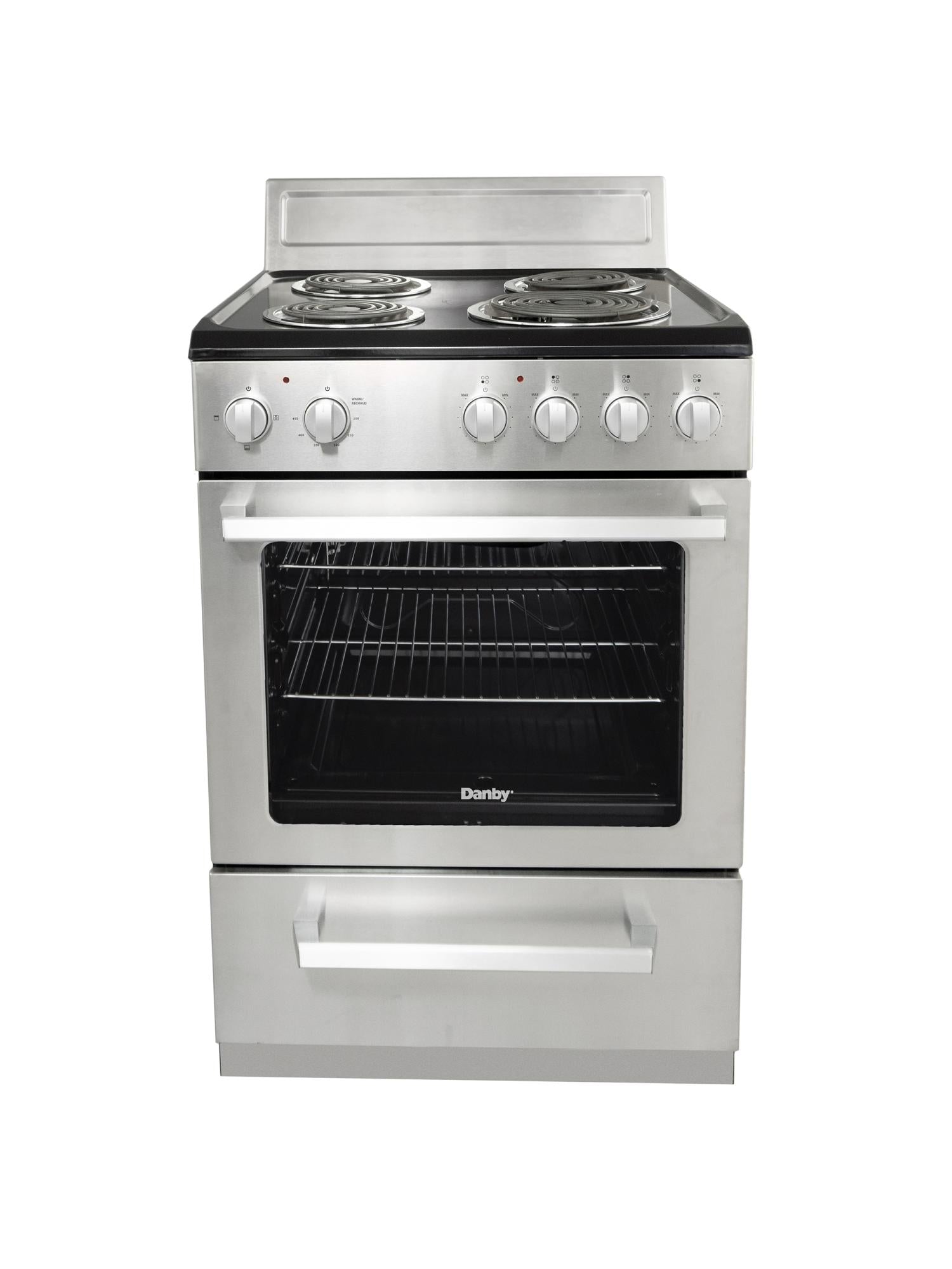 Danby 24″ Wide Electric Range in Stainless Steel - DERM240WC