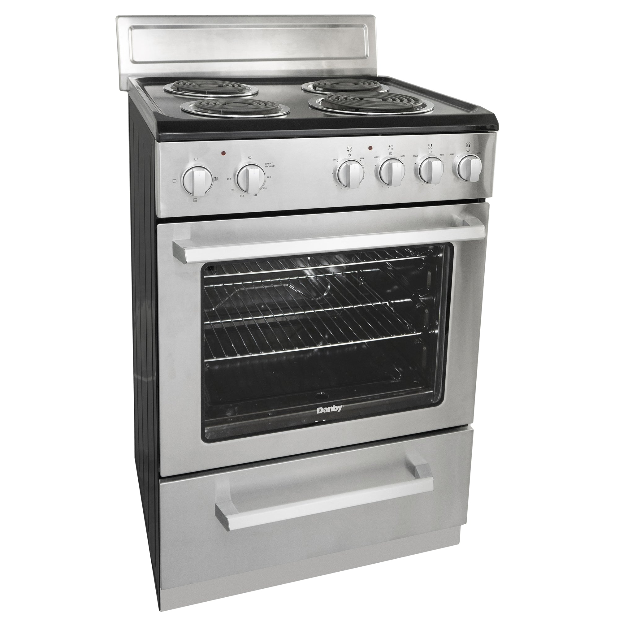 Danby 24″ Wide Electric Range in Stainless Steel - DERM240WC