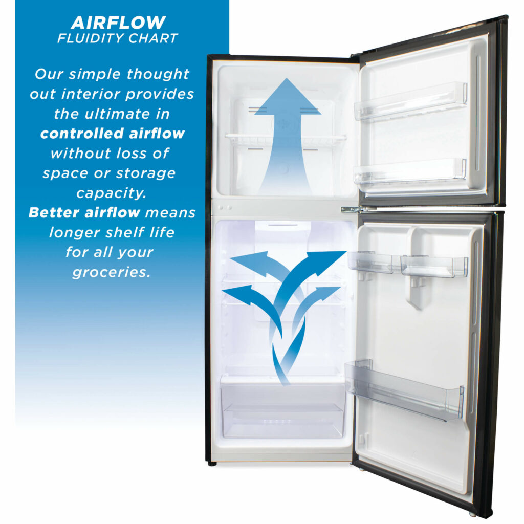Danby DFF070B1BSLDB-6 7.0 cu. ft. Apartment Size Top Mount Fridge in Stainless Steel