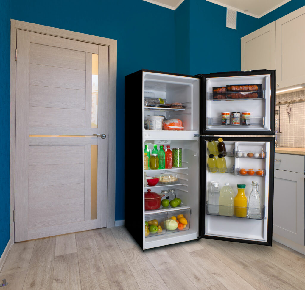 Danby 10.1 cu. ft. Top Mount Apartment Size Fridge in Black - DFF101B1BDB