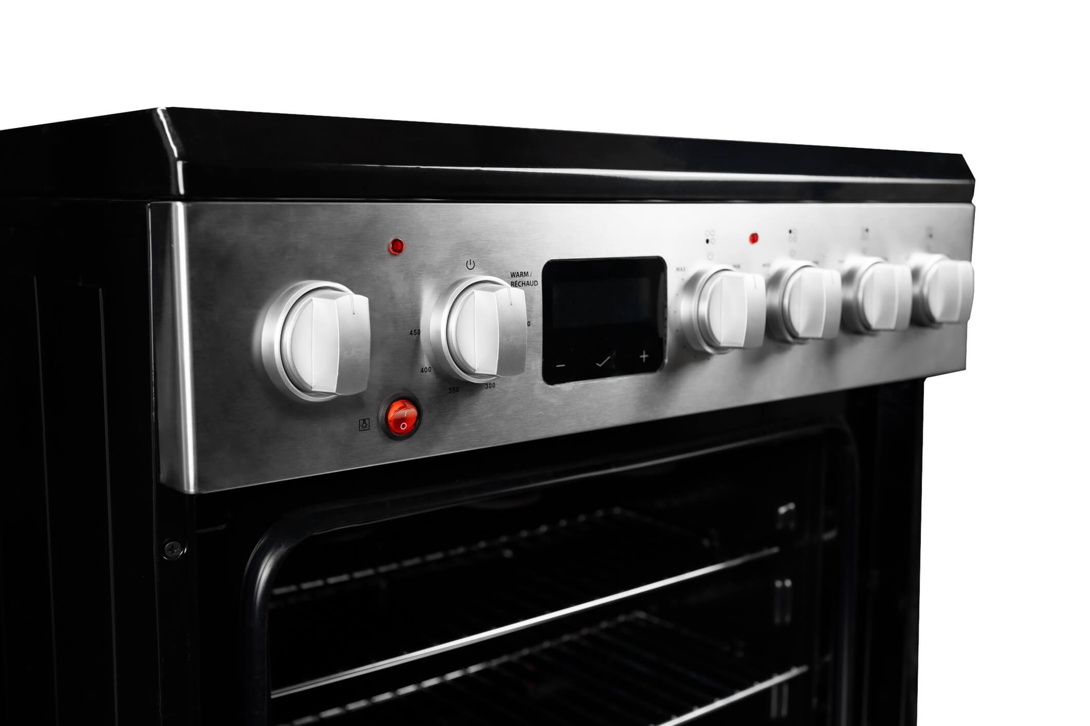 Danby 24″ TruAirFry Smooth top Slide-in Electric Range in Stainless Steel - DRCA240BSSC