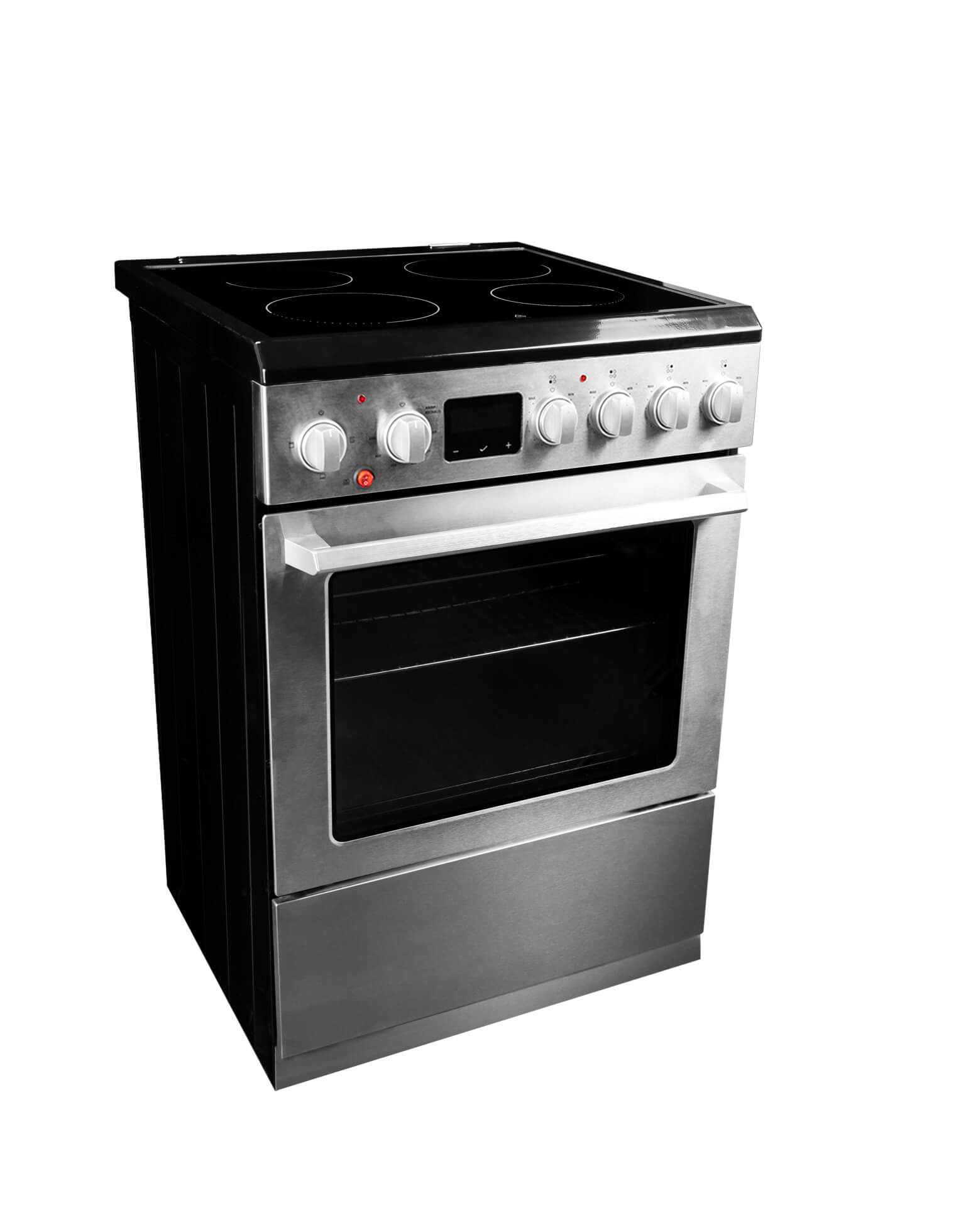 Danby 24″ TruAirFry Smooth top Slide-in Electric Range in Stainless Steel - DRCA240BSSC