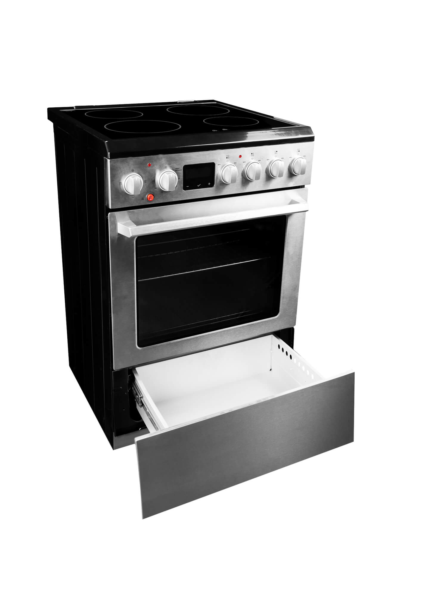 Danby 24″ TruAirFry Smooth top Slide-in Electric Range in Stainless Steel - DRCA240BSSC