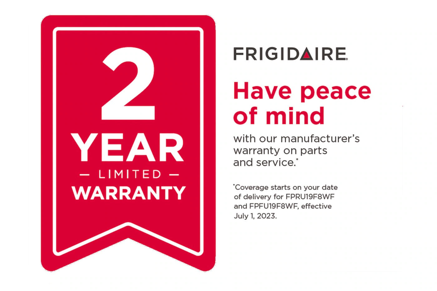 Réfrigérateur à porte simple Frigidaire Professional de 19 pi³ - FPRU19F8WF