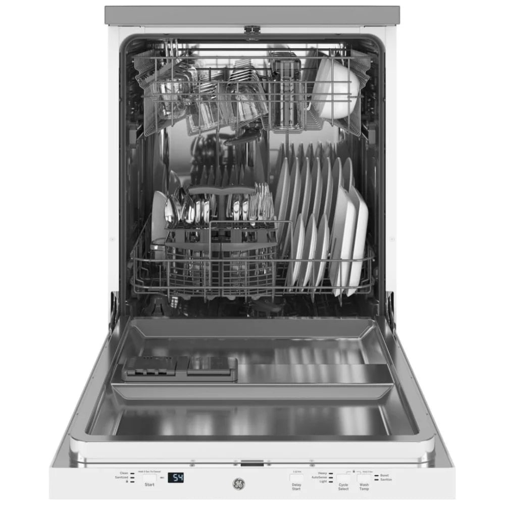 GE 24" Portable Dishwasher White - GPT225SGLWW