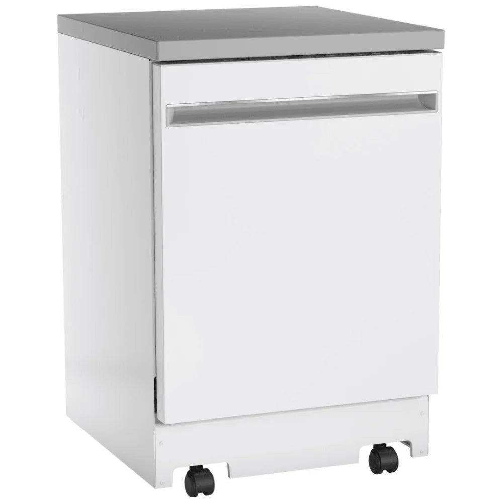 GE 24" Portable Dishwasher White - GPT225SGLWW