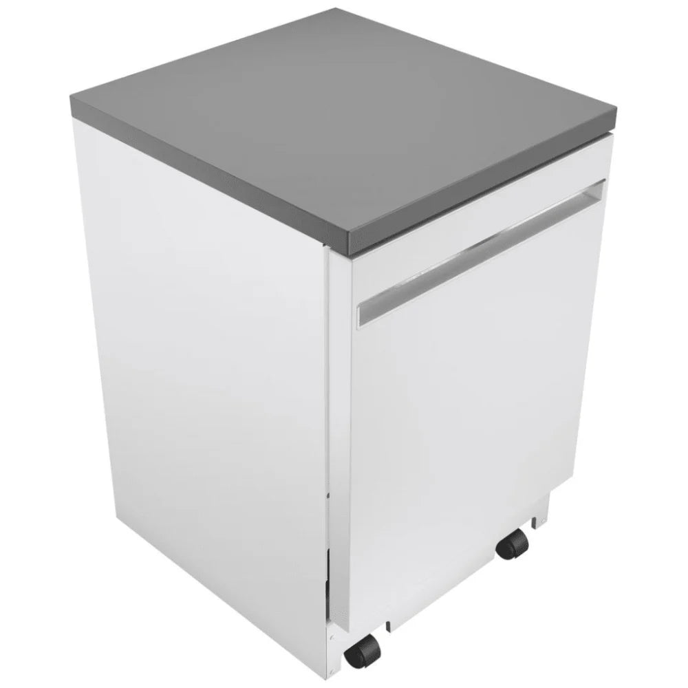 GE 24" Portable Dishwasher White - GPT225SGLWW