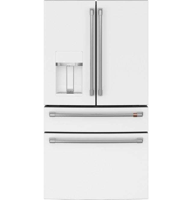 Café™ ENERGY STAR® 27.8 Cu. Ft. Smart 4-Door French-Door Refrigerator - CVE28DP4NW2