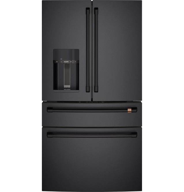 Café™ ENERGY STAR® 22.3 Cu. Ft. Smart Counter-Depth 4-Door French-Door Refrigerator - CXE22DP3PD1