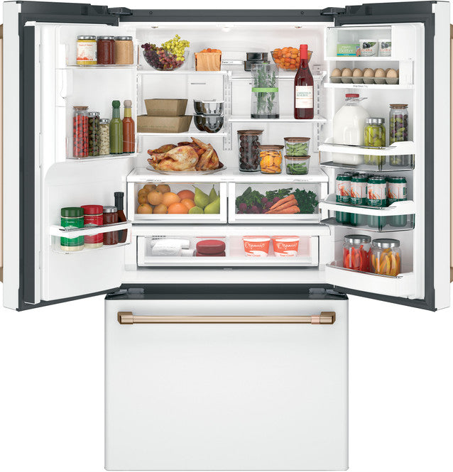 Café™ ENERGY STAR® 22.1 Cu. Ft. Smart Counter-Depth French-Door Refrigerator with Hot Water Dispenser - CYE22TP4MW2