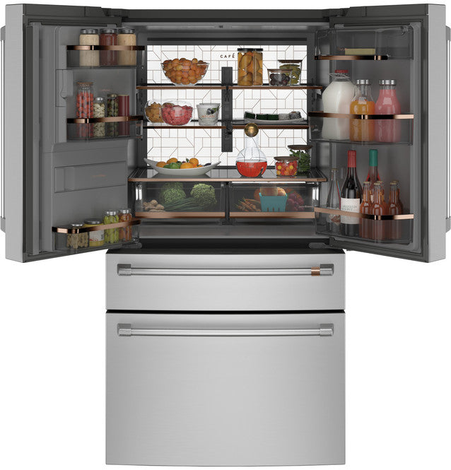Café™ ENERGY STAR® 27.8 Cu. Ft. Smart 4-Door French-Door Refrigerator - CVE28DP2NS1