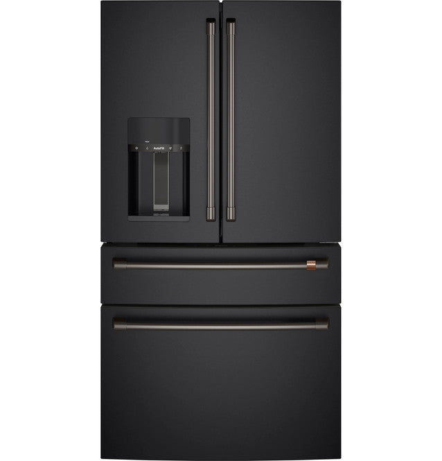 Café™ ENERGY STAR® 22.3 Cu. Ft. Smart Counter-Depth 4-Door French-Door Refrigerator - CXE22DP3PD1