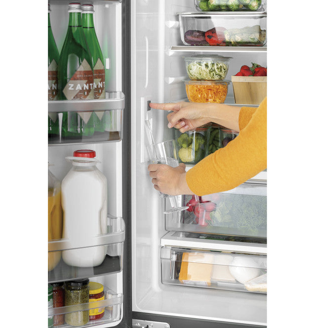 Café™ ENERGY STAR® 18.6 Cu. Ft. Counter-Depth French-Door Refrigerator - CWE19SP2NS1