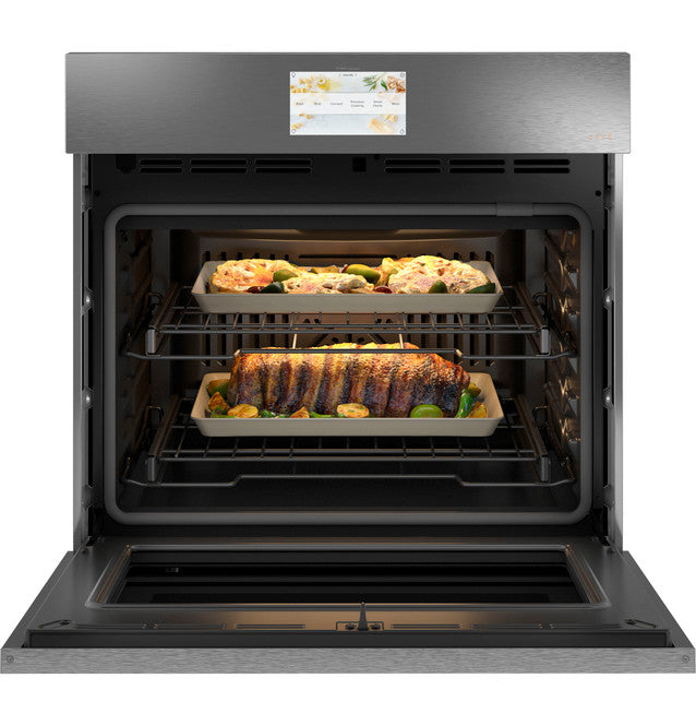 Café™ 30" Smart Built-In Convection Single Wall Oven in Platinum Glass - CTS90DM2NS5