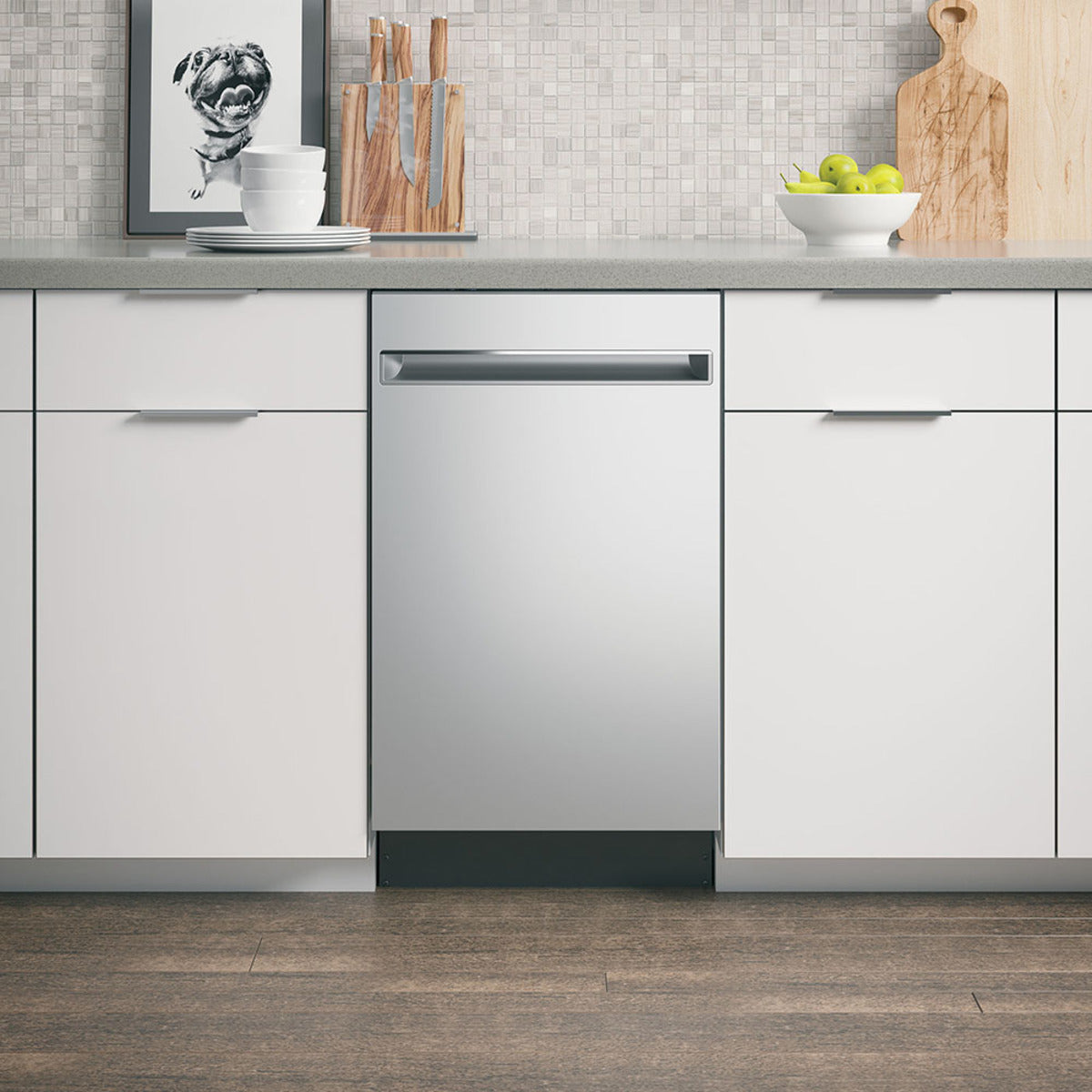 GE Profile™ 18" Built-In Dishwasher Stainless Steel - PDT145SSLSS