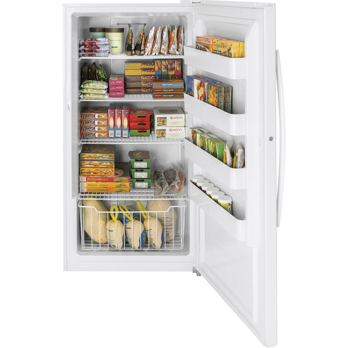 GE 17.3 Cu. Ft. Frost-Free Upright Freezer - FUF17SMRWW