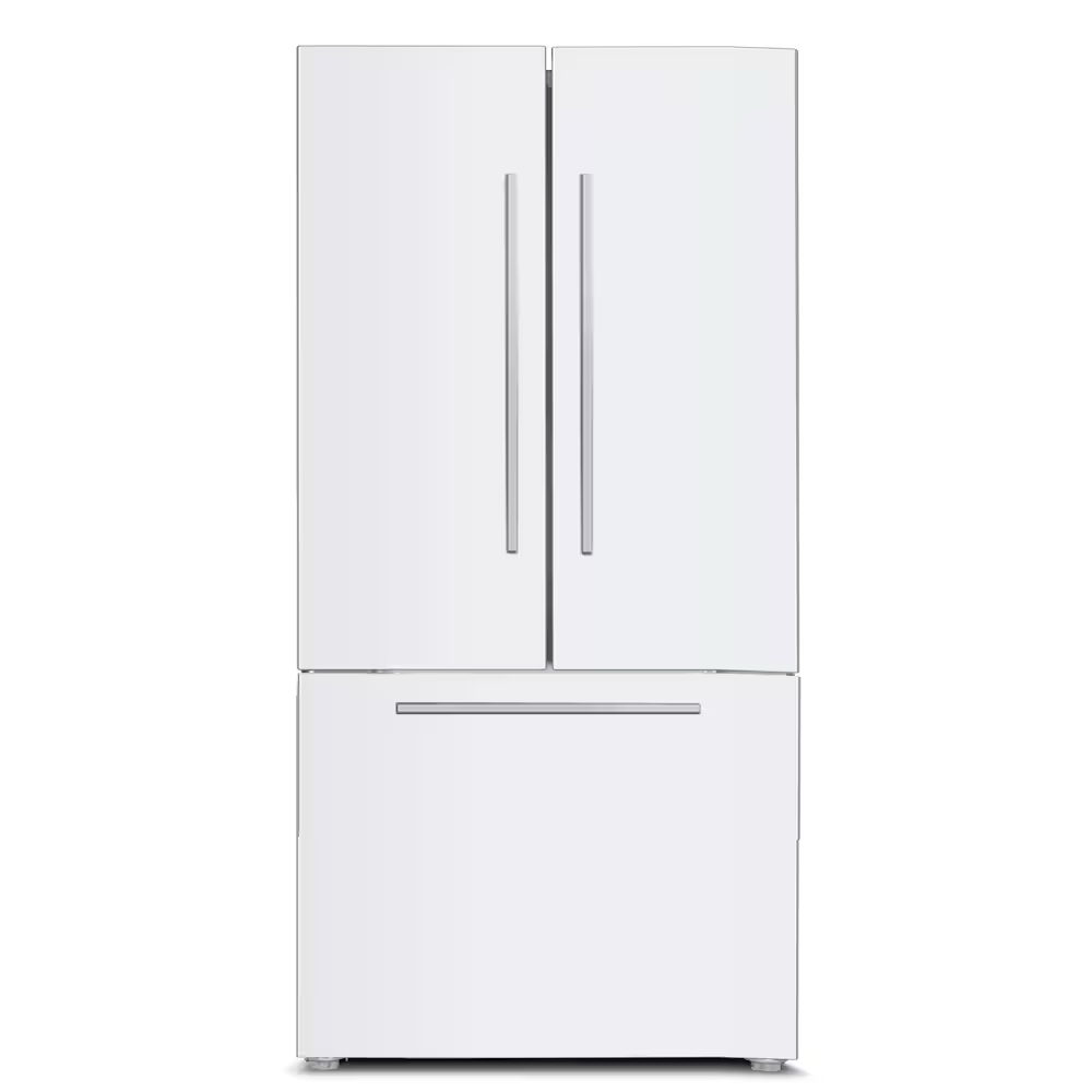 Marathon 20.8 cu.ft. White French Door Bottom Mount Frost Free Refrigerator - MFF208WFD