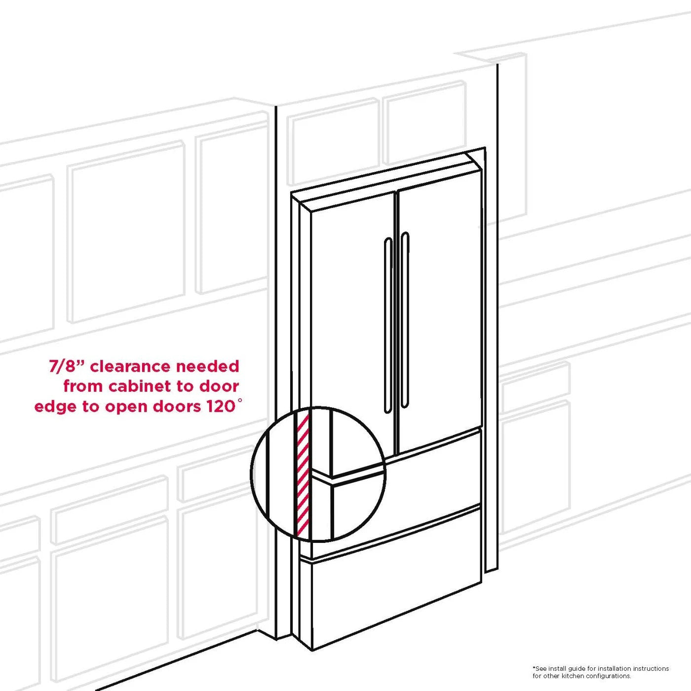 Réfrigérateur à portes françaises Frigidaire Professional de 21,4 pi³ à profondeur de comptoir et à 4 portes - PRMC2285AF