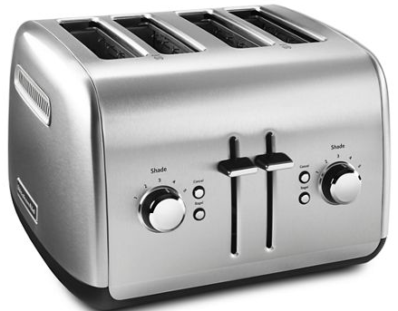 KitchenAid 4-Slice Toaster with Manual High-Lift Lever (KKMT4115SX)