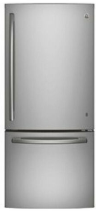 GE Stainless Steel Bottom Freezer Refrigerator (GBE21ASKSS) (OB)