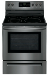 Frigidaire 30-inch Electric Range - Black Stainless Steel CFEF3054TD